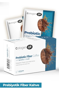 Collagen Life Prebiyotik Lif İnulin Spirulina & Hindiba İçeren Kahve 20 Şaset Diğer Collagen Life Prebiyotik Lif İnulin Spirulina & Hindiba İçeren Kahve 20 Şaset Diğer