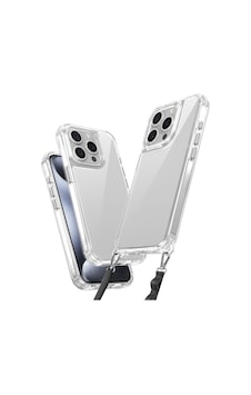 Zore İphone 15 Pro Max Kılıf Airbagli Takılabilir Askı Aparatlı Nvth Snap Silikon Kapak - Şeffaf Zore İphone 15 Pro Max Kılıf Airbagli Takılabilir Askı Aparatlı Nvth Snap Silikon Kapak - Şeffaf