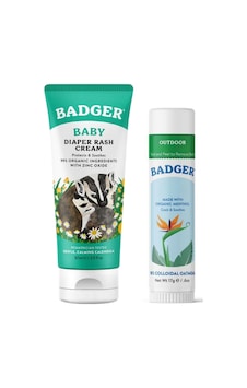 Badger Bebek Pişik Kremi + Outdoor Stick Set Badger Bebek Pişik Kremi + Outdoor Stick Set