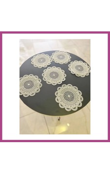 Gees Global 6 Lı Dantel Kahve Sunumluğu 15x15 Cm Asorti Desenli Çeyizlik Sunumluk Gbzs Gees Global 6 Lı Dantel Kahve Sunumluğu 15x15 Cm Asorti Desenli Çeyizlik Sunumluk Gbzs