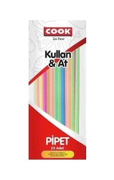Kalın Körüklü Jelatinli Pipet 25 Li Kalın Körüklü Jelatinli Pipet 25 Li