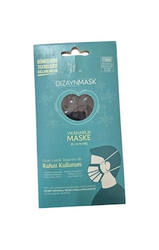 Dizaynmask Gümüş İyonlu Bez Maske Siyah Çocuk M 5-10 Yaş Dizaynmask Gümüş İyonlu Bez Maske Siyah Çocuk M 5-10 Yaş