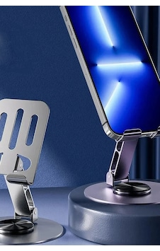 Metal Tablet Telefon Tutucu Stand 720 Derece Yeni Nesil Ev Ofis Dayanıklı Stand Masa Üstü Tutucu Metal Tablet Telefon Tutucu Stand 720 Derece Yeni Nesil Ev Ofis Dayanıklı Stand Masa Üstü Tutucu