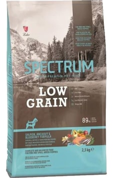 Spectrum Low Grain Somonlu& Hamsili Yaban Mersinli Mini Ve Küçül Irk Yavru Köpek Maması 2500 G Spectrum Low Grain Somonlu& Hamsili Yaban Mersinli Mini Ve Küçül Irk Yavru Köpek Maması 2500 G