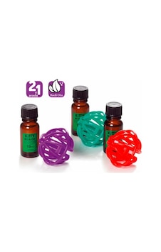 Kedi Otu Esansı 10 ML + Plastik Kedi Topu Çok Renkli Kedi Otu Esansı 10 ML + Plastik Kedi Topu Çok Renkli