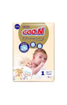 Goon Premium Soft Yenidoğan Bebek Bezi 1 Numara 50 Adet