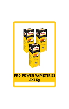 Pattex Pro Power Japon Yapıştırıcısı 15g, 3'lü Paket Pattex Pro Power Japon Yapıştırıcısı 15g, 3'lü Paket