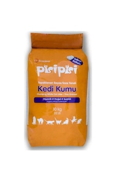 Pisi Pisi Sabun Kokulu Topaklaşan İnce Taneli Kedi Kumu 10 KG Pisi Pisi Sabun Kokulu Topaklaşan İnce Taneli Kedi Kumu 10 KG