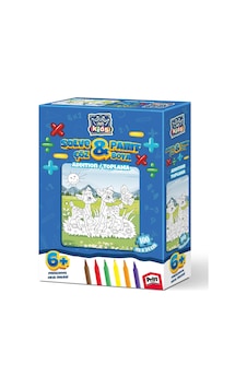 Kesman Kitap Eğlenceli Çöz-boya 100 Parça Puzzle/yapboz Seti (top