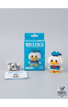 Bricks Yapım Seti - Donald Duck Modeli - 125 Parça - Koleksiyonluk Figür Bricks Yapım Seti - Donald Duck Modeli - 125 Parça - Koleksiyonluk Figür
