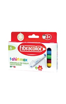 Fibracolor T-Shirtmax Kalıcı Tekstil-Kumaş Kalemi 6 Renk Fibracolor T-Shirtmax Kalıcı Tekstil-Kumaş Kalemi 6 Renk