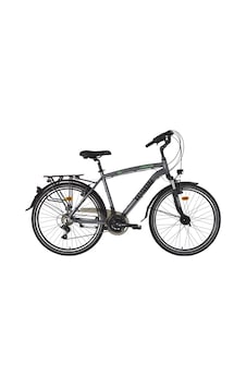 Bisan Comfortline Erkek Şehir Bisikleti 48cm V 26 Jant 21 Vites Metalik Gri Siyah Çok Renkli