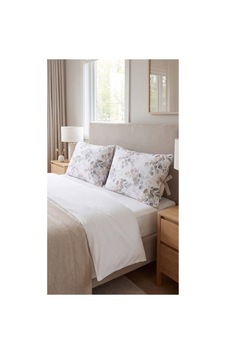 Okaliptüs Desenli Bağcıklı Yastık Kılıfı 50x70 Cm %100 Pamuk Dekoratif Yastık Kılıfı Bej - 909641241 Bej