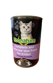 Econature Tavuk Etli Konserve Yavru Kedi Maması 400 G Econature Tavuk Etli Konserve Yavru Kedi Maması 400 G