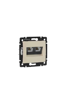 774339-valena Telefon Prizi R11 4 Kontak -2 Çıkış Bej 774339-valena Telefon Prizi R11 4 Kontak -2 Çıkış Bej