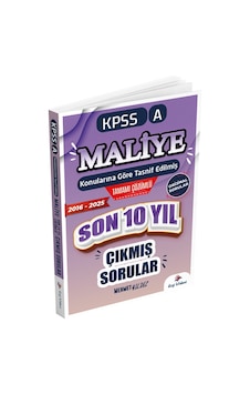 Dizgi Kitap 2026 Kpss A Grubu Maliye Çıkmış Sorular Son 10 Yıl Konularına Göre Çözümlü - Mehmet Yıldız Dizgi Kitap Dizgi Kitap 2026 Kpss A Grubu Maliye Çıkmış Sorular Son 10 Yıl Konularına Göre Çözümlü - Mehmet Yıldız Dizgi Kitap