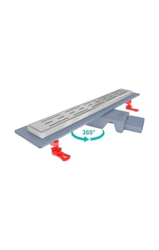 Valtemo Smartlıne Base Duş Kanalı 40 Cm Gri Valtemo Smartlıne Base Duş Kanalı 40 Cm Gri