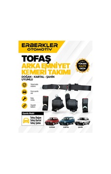 Tofaş Doğan Kartal Şahin Arka Emniyet Kemeri Takımı - Erb399