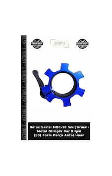 Delux Serisi Mbc-10 Sıkıştırmalı Metal Olimpik Bar Klipsi 50 Form Parça Antrenman Delux Serisi Mbc-10 Sıkıştırmalı Metal Olimpik Bar Klipsi 50 Form Parça Antrenman