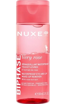 Nuxe Very Rose Gül Özlü Çift Bazlı Göz Makyajı Temizleme Suyu 100 Ml