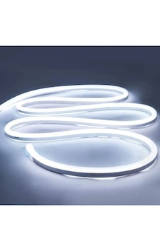 Neon Esnek Şerit Led 3 Metre Beyaz Işık + 220 Volt Fişli Neon Esnek Şerit Led 3 Metre Beyaz Işık + 220 Volt Fişli