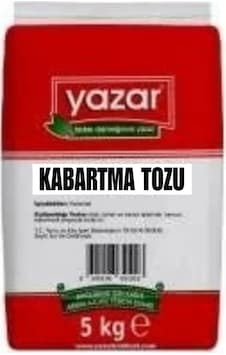 Yazar Baharat Kabartma Tozu 5 Kg X 2 Paket