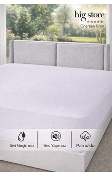 3d %100 Pamuk Örme Full Kenar Fitted Sıvı Geçirmez Alez / Yatak Koruyucu 7 Farklı Ebat Beyaz 3d %100 Pamuk Örme Full Kenar Fitted Sıvı Geçirmez Alez / Yatak Koruyucu 7 Farklı Ebat Beyaz