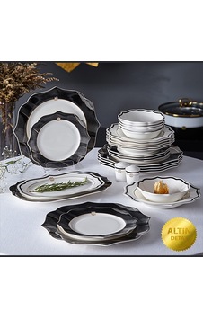 Neva N3246 Marble Plus Romantik 28 Parça Yemek Takımı Neva N3246 Marble Plus Romantik 28 Parça Yemek Takımı