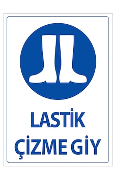 Lastik Çizme Giy Folyo Baskı Etiket Lastik Çizme Giy Folyo Baskı Etiket
