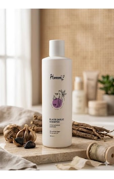 Homm Life Siyah Sarımsaklı Şampuan Yağlı Homm Life Siyah Sarımsaklı Şampuan Yağlı