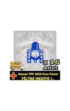 Hoover Uyumlu Tpp 2020 Pure Power Süpürge Toz Torbası 16 Adet