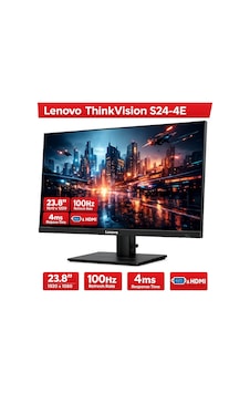 Lenovo 23.8 Thınkvısıon S24-4e 64b5kat1tk Wled 4ms 100hz Vga+hdmı Fhd Monitör Lenovo 23.8 Thınkvısıon S24-4e 64b5kat1tk Wled 4ms 100hz Vga+hdmı Fhd Monitör