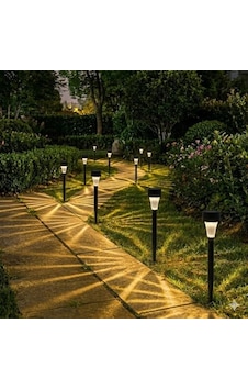 10'lu Güneş Enerjili Led Bahçe Aydınlatması Solar Lamba Dekoratif Saplama Bahçe Yol Lambası Enerji Sınıfı A+++ 10 Parça Siyah 10'lu Güneş Enerjili Led Bahçe Aydınlatması Solar Lamba Dekoratif Saplama Bahçe Yol Lambası Enerji Sınıfı A+++ 10 Parça Siyah