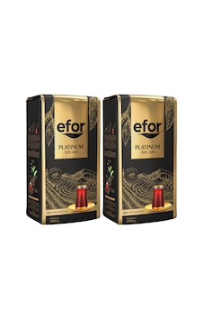 Efor Platinum Özel Seri Dökme Çay 1kg. 2'li Set Efor Platinum Özel Seri Dökme Çay 1kg. 2'li Set