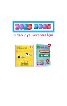 Tonguç Akademi 6'dan 7'ye Yaz Tatili Kitabı İlk Adım Bursluluk Deneme Sınavı Tonguç Akademi 6'dan 7'ye Yaz Tatili Kitabı İlk Adım Bursluluk Deneme Sınavı