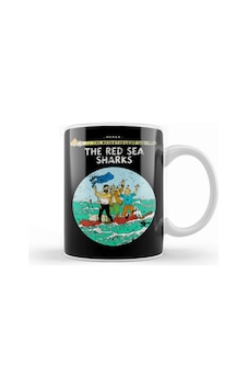 The Adventures Of Tintin The Red Sea Sharks Vintage Style Cover Kupa Bardak Porselen Karışık The Adventures Of Tintin The Red Sea Sharks Vintage Style Cover Kupa Bardak Porselen Karışık