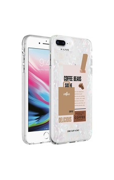 Apple Uyumlu iPhone 7 Plus Kılıf Mermer Desenli Zore Marbello Kapak-beyaz Apple Uyumlu iPhone 7 Plus Kılıf Mermer Desenli Zore Marbello Kapak-beyaz