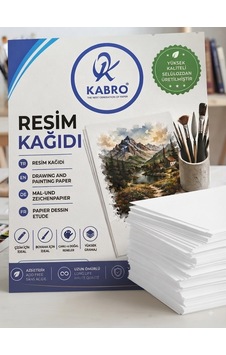Premium Resim Kağıdı 25x35 Cm 120 Gr 100'lü Çizim, Boyama Ve Baskı Kağıdı
