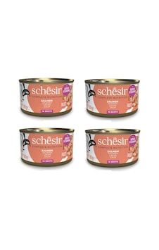 Schesir Somonlu Tam Ve Dengeli Broth Pişirme Suyunda Kedi Konservesi 85 Gr. X 4 Adet Schesir Somonlu Tam Ve Dengeli Broth Pişirme Suyunda Kedi Konservesi 85 Gr. X 4 Adet