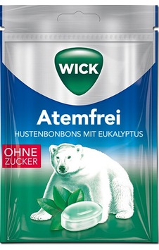 Wick Atemfrei Hustenbonbons Mit Eukalyptus 72 G Wick Atemfrei Hustenbonbons Mit Eukalyptus 72 G