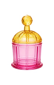 Lumi Kapaklı Kristal Obje-pink Lumi Kapaklı Kristal Obje-pink