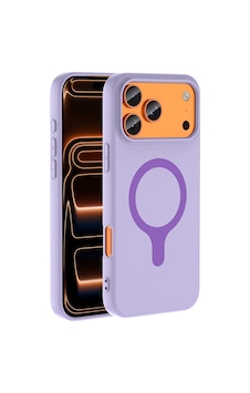 İphone 18 Pro Max Kılıf M-safe Şarj Özellikli Zore Aris Silikon Kapak - Lila İphone 18 Pro Max Kılıf M-safe Şarj Özellikli Zore Aris Silikon Kapak - Lila