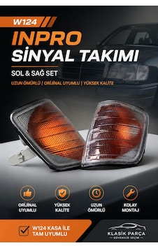 Mercedes W124 Inpro Sinyal Takımı - Duysuz Mercedes W124 Inpro Sinyal Takımı - Duysuz