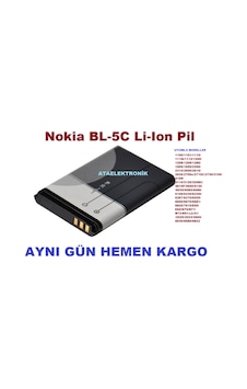 Nokia Bl 5C 1100 1101 1110 1110İ 1112 1200 1208 1209 Batarya Pil Nokia Bl 5C 1100 1101 1110 1110İ 1112 1200 1208 1209 Batarya Pil