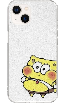 Apple Uyumlu iPhone 13 Şeffaf Kılıf Sünger Bob Mini Tasarımlı Apple Uyumlu iPhone 13 Şeffaf Kılıf Sünger Bob Mini Tasarımlı