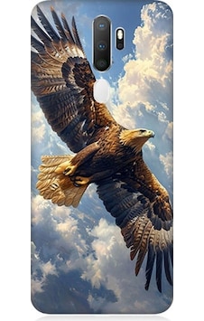 Oppo A5 2020 Uyumlu Gökyüzünde Uçan Kartal Desenli Silikon Kılıf Oppo A5 2020 Uyumlu Gökyüzünde Uçan Kartal Desenli Silikon Kılıf