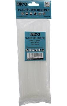 Beyaz 3.6x200mm Plastik Cırt Kelepçe 100pcs 5570 Diğer Beyaz 3.6x200mm Plastik Cırt Kelepçe 100pcs 5570 Diğer