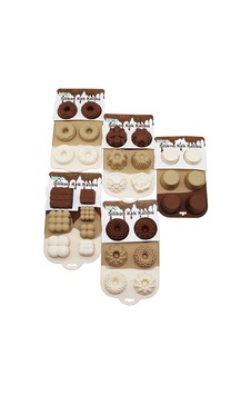 İbico İ22-002 Klasik Çizgili Silikon Muffin Kek Kalıbı 6'lı Mini Çok Renkli İbico İ22-002 Klasik Çizgili Silikon Muffin Kek Kalıbı 6'lı Mini Çok Renkli