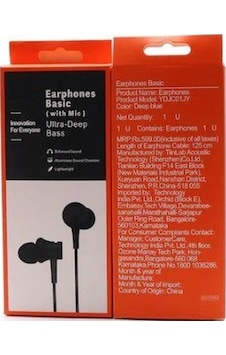 Sirius Earphones Basic With Mic Ultra-Deep Bass Kulaklık