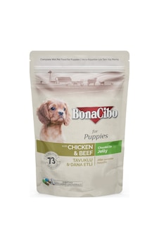 Bonacibo Pouch Tavuklu Dana Etli Yavru Köpek Maması 100 G Bonacibo Pouch Tavuklu Dana Etli Yavru Köpek Maması 100 G